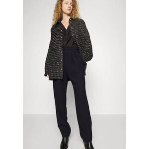 IRO Paris Black High Waisted DETA Tailored Pants